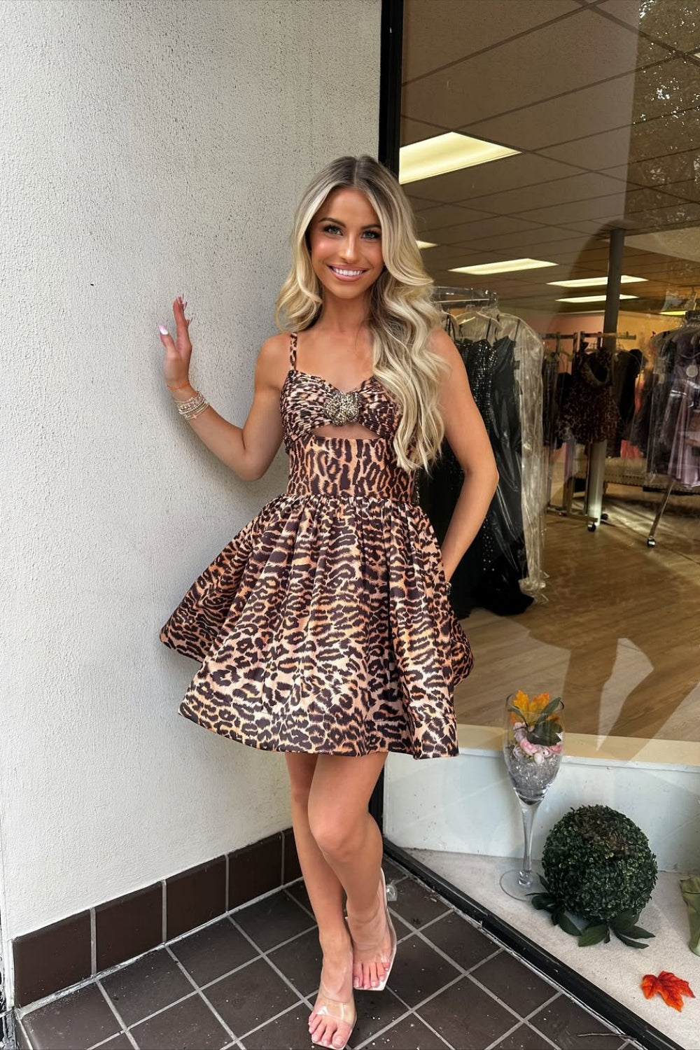Pink Strapless A-Line Dress with Bow Tailordea Pink Strapless A-Line Dress with Bow Tailordea