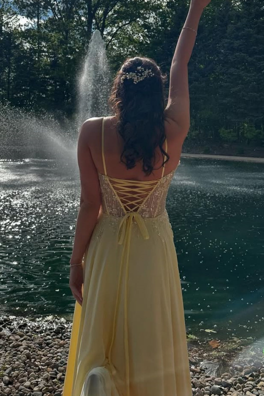 Prom Dress in Yellow Tailordea Prom Dress in Yellow Tailordea